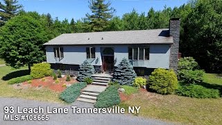 Home Listing  93 Leach Lane Tannersville NY [upl. by Anelegna]