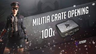 NEW PUBG MILITIA CRATE OPENING [upl. by Leirej]