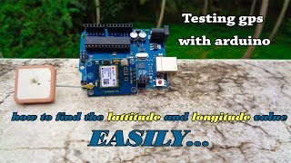 How to interface gps with arduino  Arduino code for gps  Adding Tinygps library [upl. by Itnuahsa501]