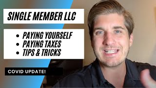 How To Pay Yourself And Taxes in a Single Member LLC [upl. by Margaretta814]