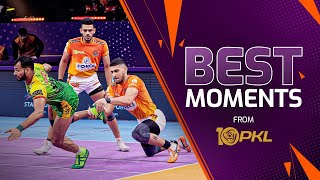 Best moments from PKL Season 10  Pro Kabaddi League [upl. by Surbeck]