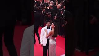 PIA WURTZBACH AND JEREMY JAUNCEY IN REDCARPIT IN CANNES FILM FESTIVAL 2024 cannes2024 jeremypia [upl. by Stilu]