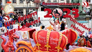 DTV Rosenmontagszug in Düsseldorf 2023 [upl. by Naaitsirhc630]