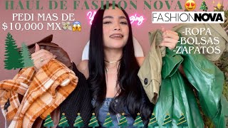 HAUL DE ​⁠FashionNova 😍💸🎄 PEDÍ 10000 MX EN ROPABOLSAS Y ZAPATOS PARA EL INVIERNO ❄️ 😍💸🎄✨ [upl. by Wiencke567]