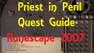 Priest In Peril Quest GuideWalkthrough Runescape 2007 [upl. by Dorise539]