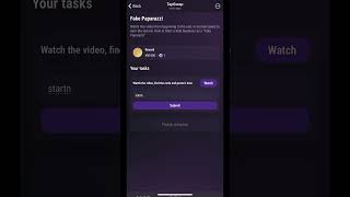 Fake Paparazzi tapswap code tapswap foryou explore shorts code viralvideo gameplay short [upl. by Aleksandr]