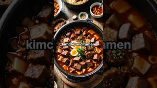 Budae Jjigae Korean Food Intermediate Level food facts travel asianfood cooking koreanfood [upl. by Ahsiuqet181]