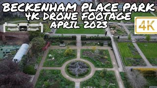 Beckenham Place Park 4K Drone Video Footage UK Drone Life [upl. by Nylaehs]