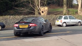 Jaguar XKR Supercharged V8 Acceleration Sound [upl. by Iur]