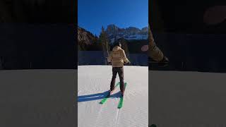 Skiing for beginners good tips to fix the shoulder position by MG ski instructors 👍 skiing ski [upl. by Jamila]