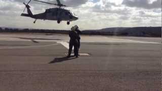 Directing a Navy Helicopter Landing Signalman Enlisted [upl. by Eiresed]