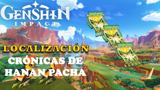 Genshin Impact ¿Dónde LOCALIZAR la colección de libros Crónicas de Hanan Pacha [upl. by Nalim]