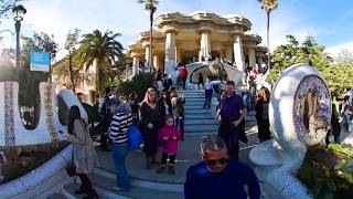 360 VR Tour  Barcelona  Park Güell  VR Walk  No comments tour [upl. by Teri716]