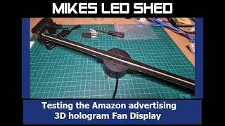 Amazon 3D Hologram Spinning Fan LED Display  Unbox Setup amp Customize [upl. by Juliann708]