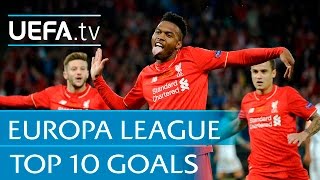 UEFA Europa League 201516  Top ten goals [upl. by Nemraciram]