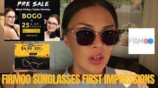 💜💙 FIRMOO sunglasses first impressions amp Black Friday amp Cyber Monday sales firmoo [upl. by Hestia]