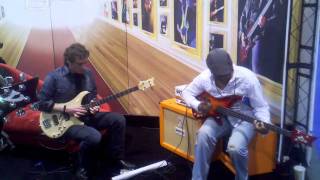 BASS JAM SESSION VIGIER GUITARSBASSES NAMM 2011 [upl. by Irafat346]