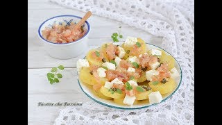 Insalata di patate con cipolle rosse caramellate e pecorino  Ricette che Passione [upl. by Nodnerb]