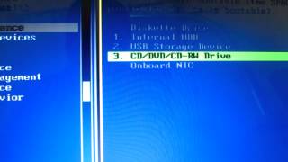 How to boot from CDDVD Dell Inspiron 1525 Laptop [upl. by Kinsman]