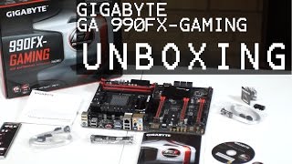 GIGABYTE GA990FXGaming Motherboard Unboxing and Overview [upl. by Tihom616]