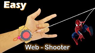 How to make spiderman web shooter with paper  easy web shooter [upl. by Murry]