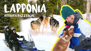 Lapponia Finlandese  Motoslitte husky e pesca sul ghiaccio 22 [upl. by Zitah]