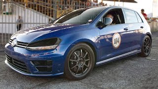 550BHP STAGE 3 RTECH TUNED MK6 GOLF R  14 MILE 1075  126MPH [upl. by Aisad850]