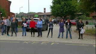 Parents blockade entrance to school [upl. by Aronid90]