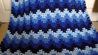 Spiked Ombre Granny Chevron AfghanEasy and Beautiful Crochet Baby AfghanEasy Crochet Baby Blanket [upl. by Casie]