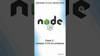 NodejsShort02InstalarNVMenWindows [upl. by Ettedranreb]