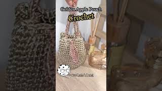 Golden Apple Pouch Crochet [upl. by Voe]