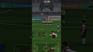 Tutorial Freekick Messi vs Liverpool pes ps2 efootball proevolutionsoccer tricks shorts [upl. by Anhej]