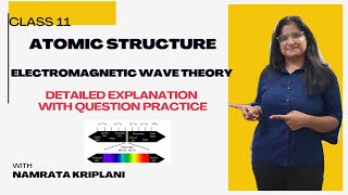 ATOMIC STRUCTURE  CLASS 11 ELECTROMAGNETIC WAVE THEORY  ELECTROMAGNETIC SPECTRUM CBSE RBSE [upl. by Andrew]