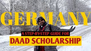 How to Apply for DAAD Scholarship 2025 in Germany  DAAD Scholarship Complete Process Step by Step [upl. by Oech]