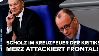 DEUTSCHLAND AmpelAus Kanzler Scholz im Kreuzfeuer der Kritik Offener Machtkampf mit Merz [upl. by Certie667]