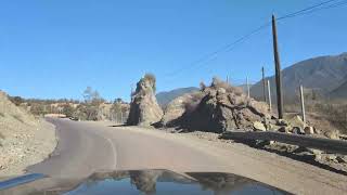 Driving past Domaine De La Roseraie in the afternoon Ouirgane Morocco 20241020 [upl. by Aek]