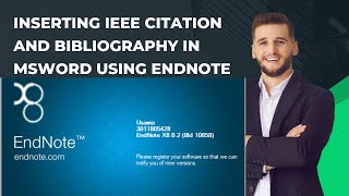 how to insert IEEE citation and bibliography in msword using endnote  ieee citation using endnote [upl. by Ivz283]