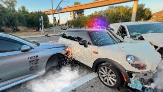 TOP 25 MOST VIEWED CAR CRASHES CAUGHT ON DASH CAM 2023 [upl. by Inness639]