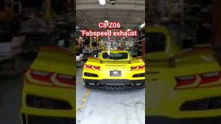 C8 Z06 Fabspeed exhaust  Loud exhaust [upl. by Seraphine]