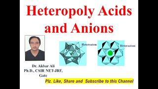 Heteropoly Acids Introduction Preparation Properties and Structure inorganicchemistry msc gate [upl. by Noitsirhc]