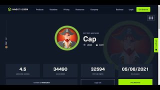 HackTheBox CAP Easy  Retired Free Machine [upl. by Goines95]