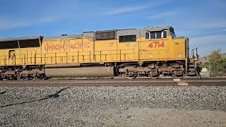 Union Pacific Mira Loma Hauler at Mira Loma in Jurupa Valley CA 10262024 [upl. by Elvia]