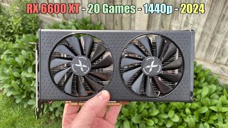 Can The RX 6600 XT Handle 1440p Gaming in 2024  20 Games Tested [upl. by Ahsilyt151]