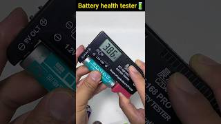 Battery tester gadget electronics coolgadgets batterytesting [upl. by Lyrahc]