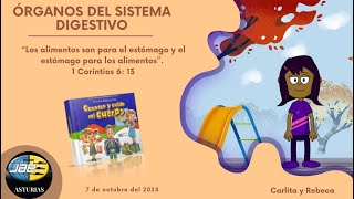 Órganos Del Sistema Digestivo  Historias de la biblia para niños animada [upl. by Airehc1]