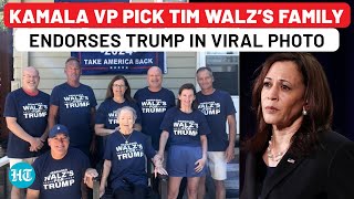 Big Jolt To Kamala VP Pick Tim Walz’s Family Endorses Trump In Viral Photo Brother Revolts Openly [upl. by Bartley]