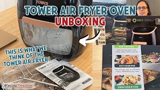 Tower Air Fryer Unboxing our latest air fryer oven [upl. by Nylrem]