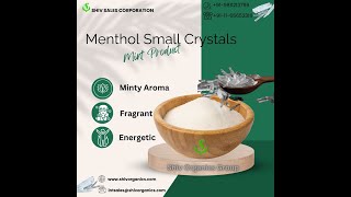 Sivaromas Menthol Small Crystals [upl. by Asiralc]