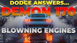 Dodge Reveals Number of Blown 2023 Demon 170 Engines [upl. by Atteynad]