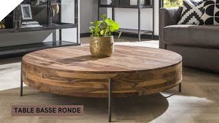 Table Basse Ronde [upl. by Deron]